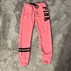 Womens PINK joggers size xsmall